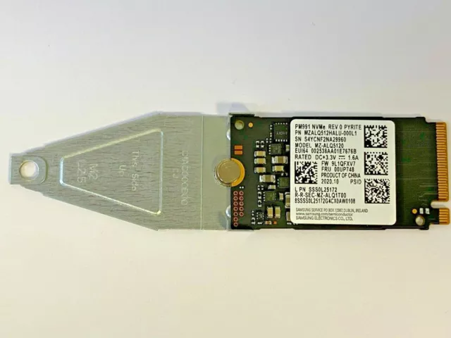 Samsung PM991 512GB M2 2242 PCIe NVMe SSD Solid State Drive Free