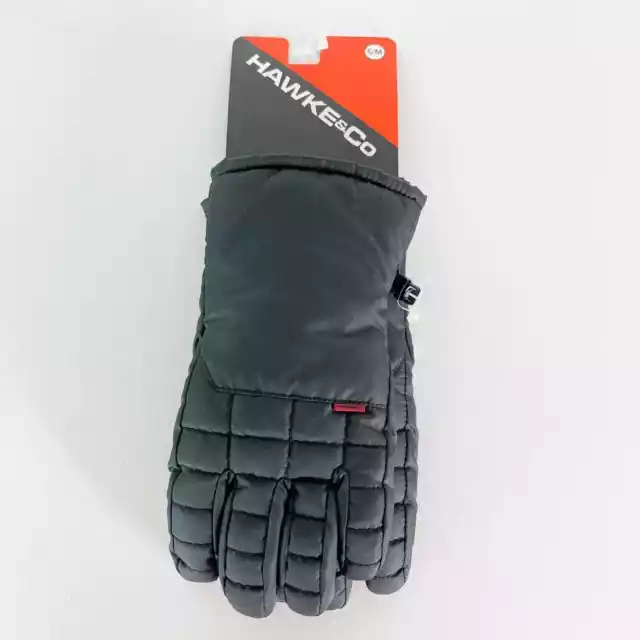 HAWKE & CO NWT Men's Mid-Weight Nylon Field Gloves Charcoal Gray Size S ...