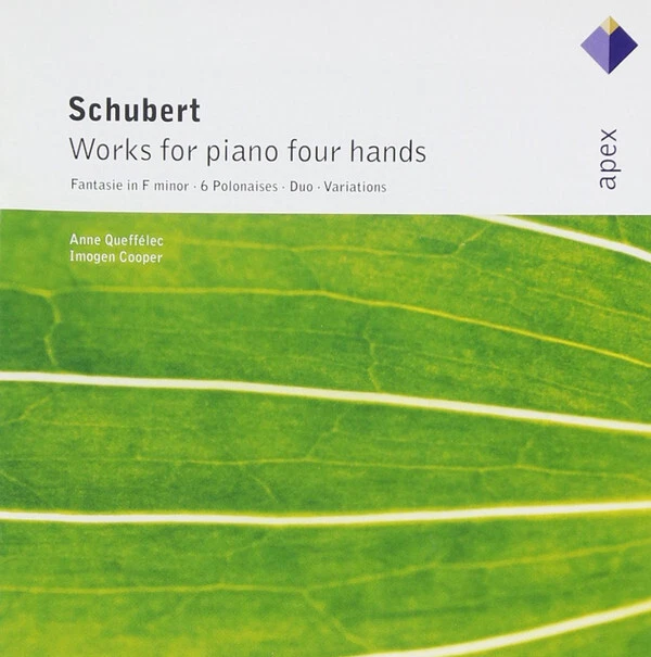 WORKS FOR PIANO Four Hands de Franz Schubert Anne Queffelec Imogen ...