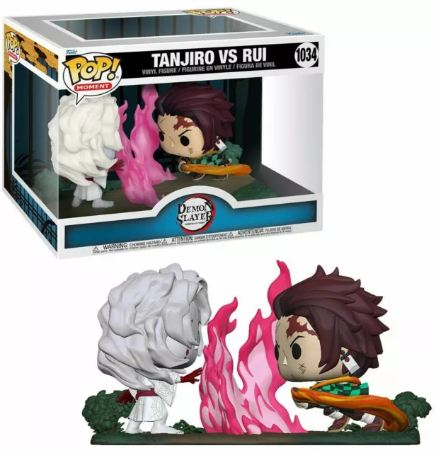 DEMON SLAYER Figurine TANJIRO VS RUI  MOVIE MOMENTS N° 1034  POP FUNKO DISPO