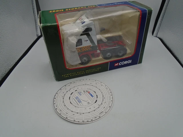 CORGI 1/50 SCALE VOLVO FH 6x2 TRACTOR UNIT STOBART LIVERY BOXED £10.50 ...