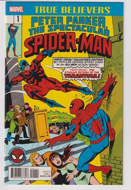 True Believers Peter Parker Spectacular Spider-Man #1 (Marvel 2017) C2 "New Unre