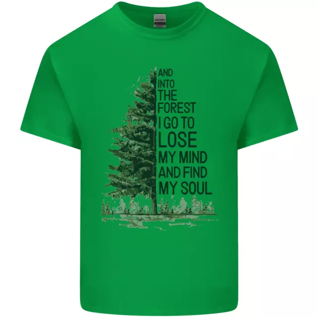 T-shirt top da uomo in cotone Into the Forest Outdoors trekking escursionismo 9