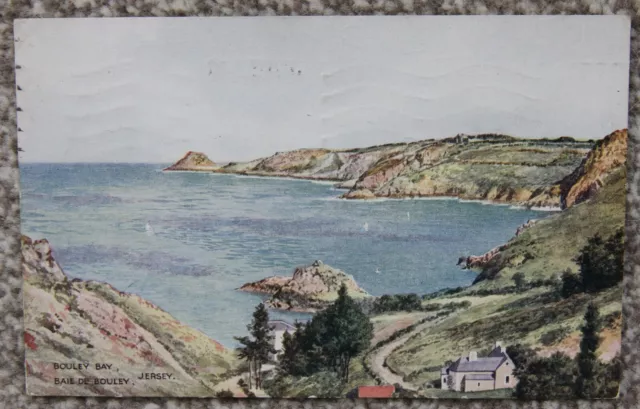 1928 Jazz Band Ritz Bouley Bay Jersey Postcard Artist CT Howard Channel Islands