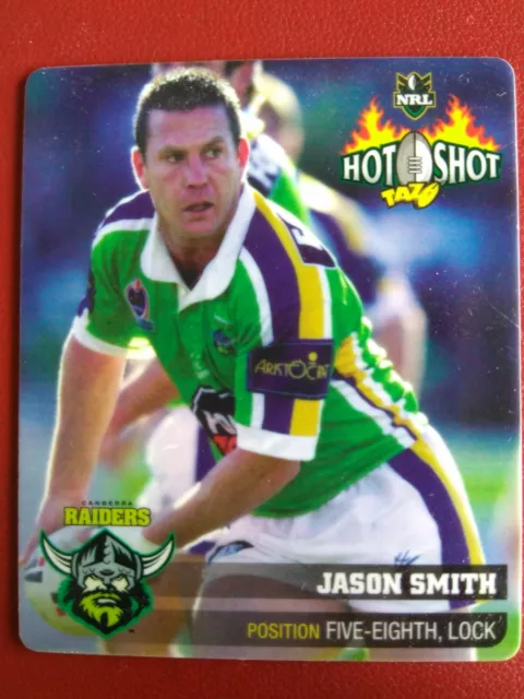 NRL Rugby League 2006 Hot Shot Standard Raiders Jason Smith Tazo Card 18