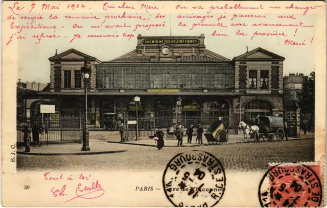 CPA AK PARIS 12e Gare de VINCENNES (575919)