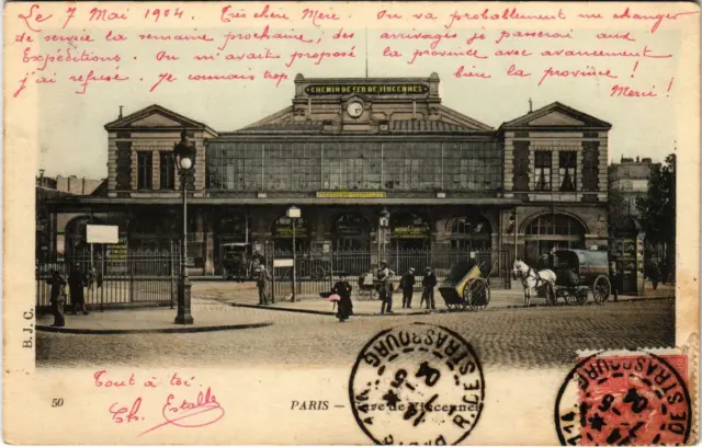 CPA AK PARIS 12th Gare de VINCENNES (575919)