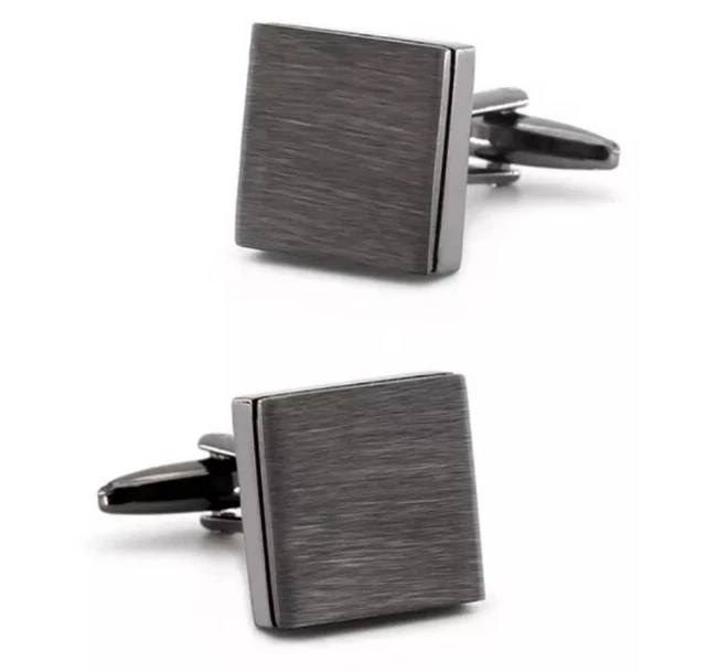 GEMELLI DA POLSO eleganti in metallo con griglia EUR 25,56 - FR