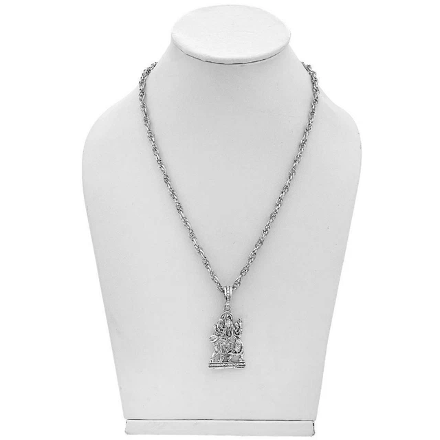 Indisch Traditionell 925 Silber Sherawali Mata Schöne Anhänger Für Womenas & Men