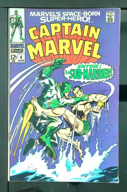 Captain Marvel (Vol 1) #4 Anglais (Fin Moins RS003 Marvel Comics Américain