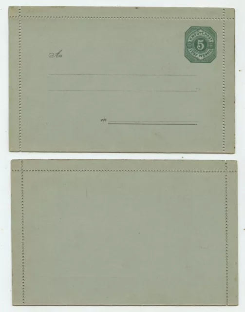 84512 - Ganzsache PK 1 - Privat-Kartenbrief - ungebraucht, Gummierung verklebt