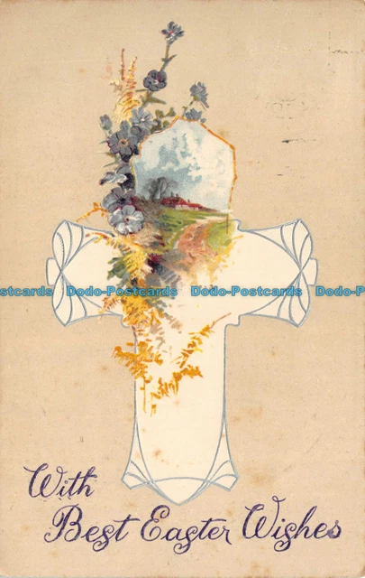 R114482 Greetings. With Best Easter Wishes. Wildt and Kray. 1908