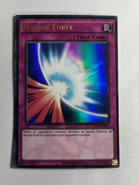 Yugioh Mirror Force YGLD-ENB33 Ultra Rare Holographic NM