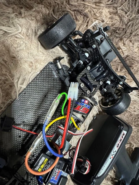 YOKOMO CUSTOM RC Drift Chassis Carbon Aluminum Rigid Rear Motor Gyro ...
