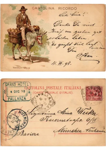 CPA AK Cartolina Ricordo Venditore Ligure ITALY (532424)