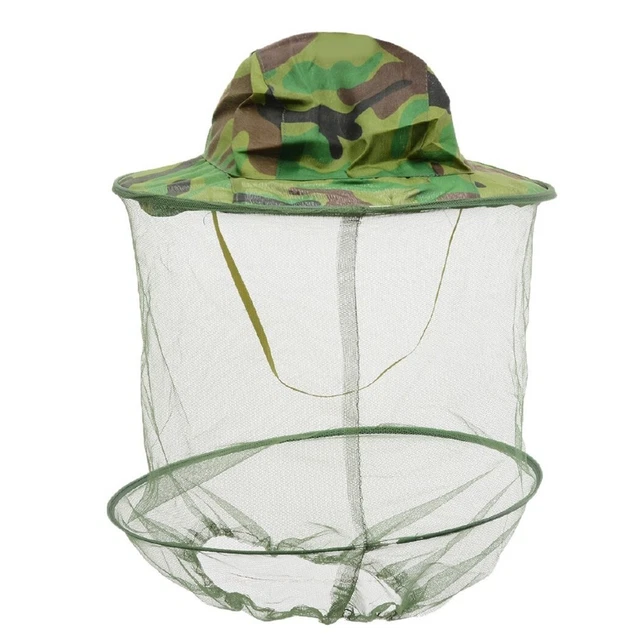 Beekeeping Mesh Net Veil Beekeepers Bee Honey Hat Cap Head Face Protector