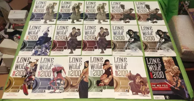 Lone Wolf 2100 1-10 and Red Files Dark Horse Comic Book Lot (16)