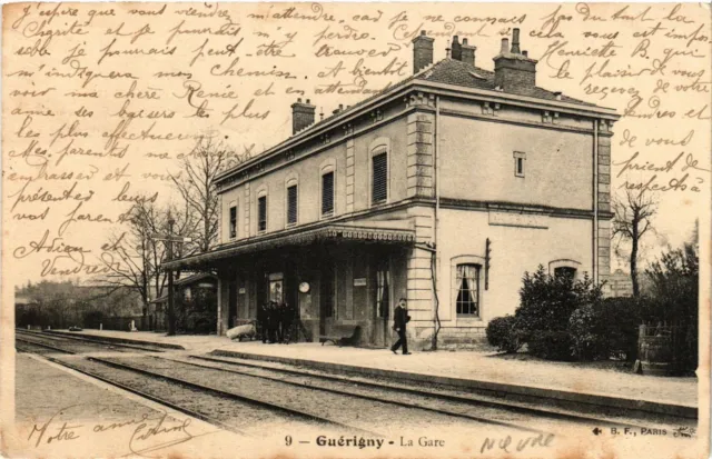 CPA GUERIGNY - La Gare (420678)