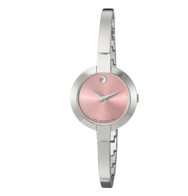 Movado Bela Quadrante Rosa 25 mm Orologio da Donna 0606596