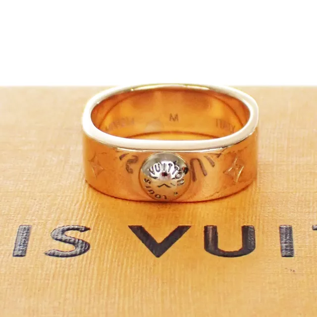 LOUIS VUITTON Nanogram Ring Size S Gold-Plated M00210 Accessory M00210 LV