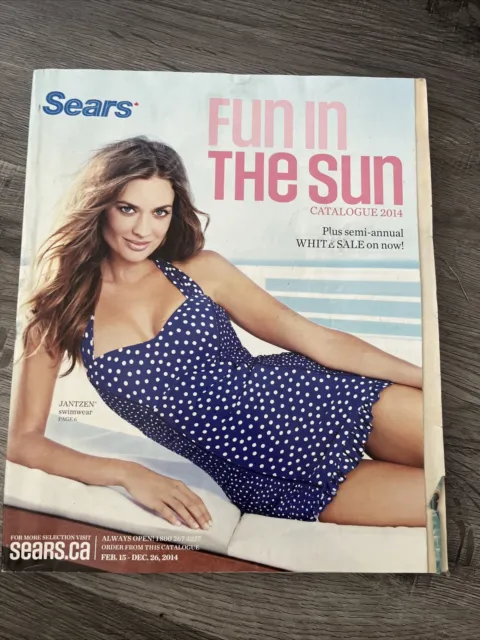 Vintage 2014 Sears Fun In Sun Catalog Fashion Electronics Furniture Sale Rare