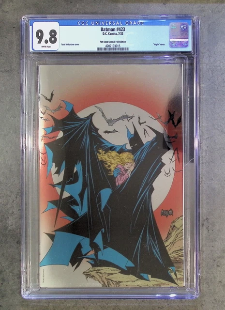 Batman #423 2022 DC Comics Todd McFarlane Fan Expo Special Foil Variant CGC 9.8