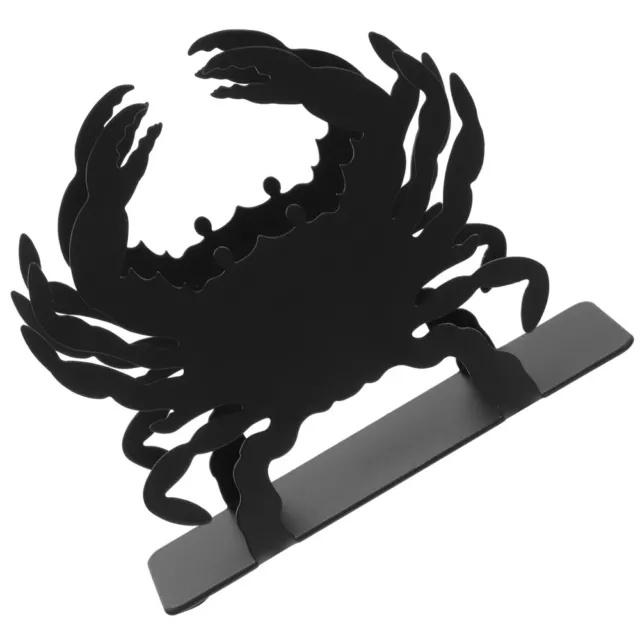 Crab Metal Napkin Holder Nautical Tissue Dispenser