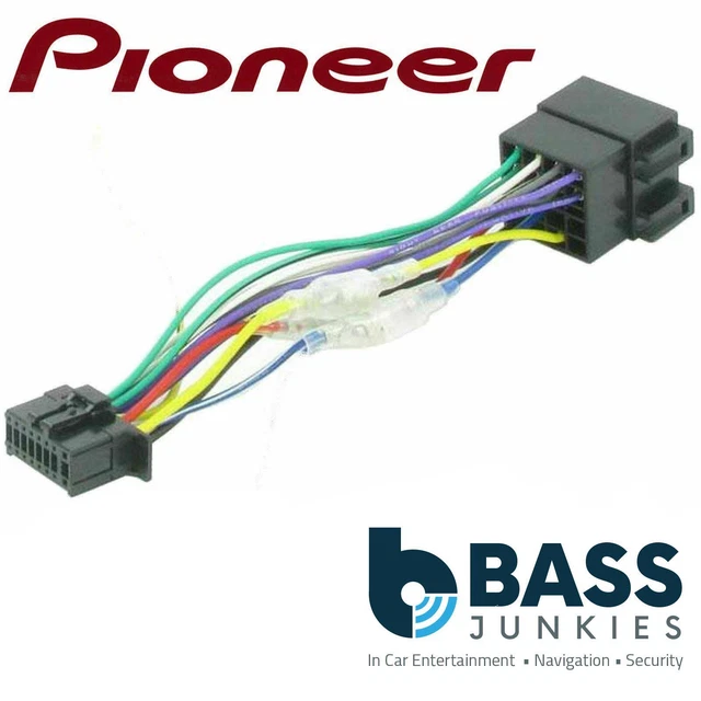 Universal ISO Wiring Harness Adapter Cable For Pioneer Car Radios – AVH MVH AV SPH DMH Series 16-Pin