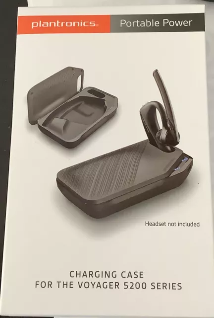 Plantronics Portable Charging Case for Voyager 5200. Brand New Factory Sealed