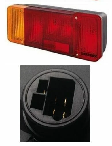 Cabochon Feu Arrière Gauche Pour Citroën J5, Jumper, Fiat Scudo, Peugeot Expert - Réf. OE 7984016 - Neuf