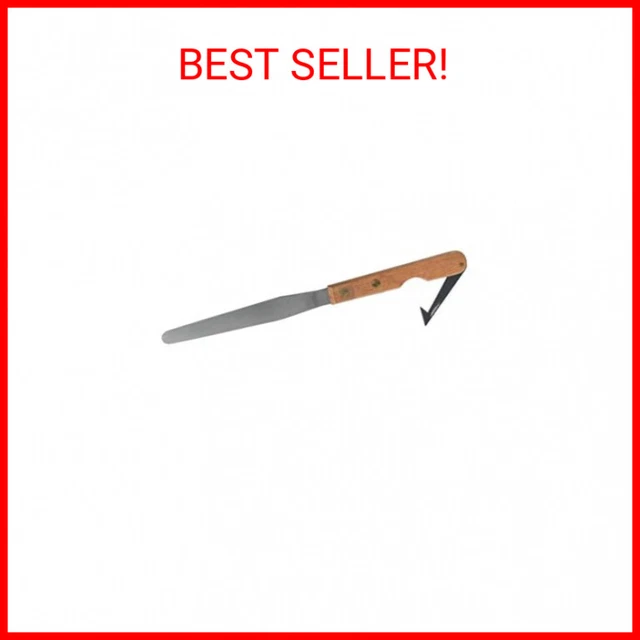Apothecary Products 4 3/4" Tapered Spatula with Hook (Item #23325)