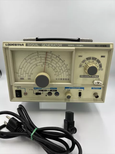 Lodestar signal generator 100KHz-150MHz SG-4160B Tested Cleaned