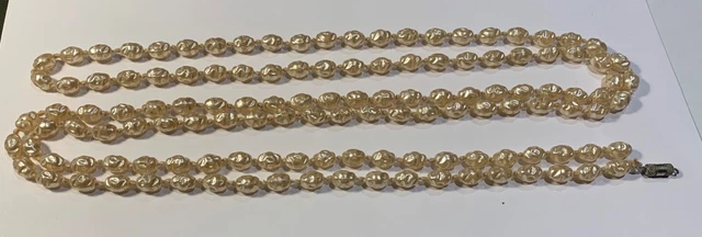 Collier De Perles Ancien - Bijou Vintage à Authentifier (réf 114-50/A1)