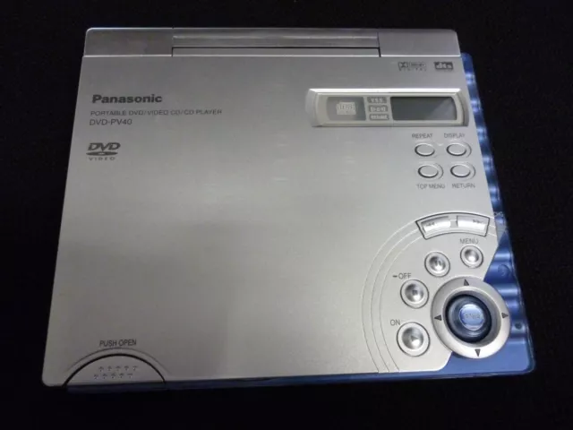 Panasonic DVD-PV40 portable DVD CD Player