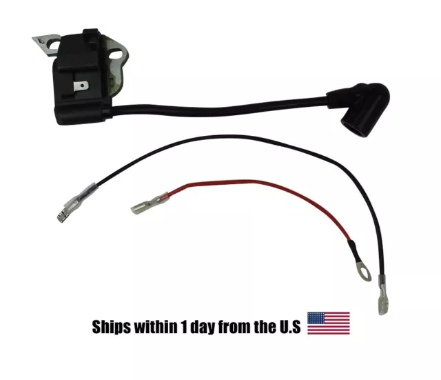 IGNITION COIL + Spark Plug Wire FITS STIHL 017 018 MS170 MS180 CHAINSAW ( NEW )