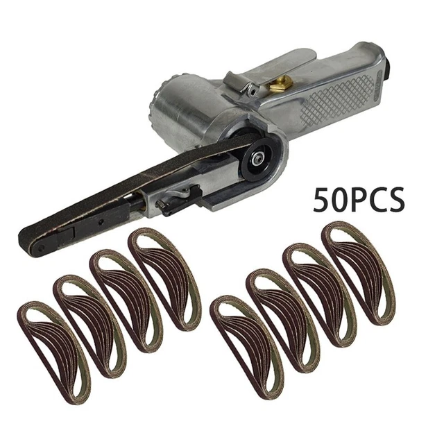 Amoladora de cinta de dedo aire de 10 mm de ancho Power File amoladora detallada lijado + 50