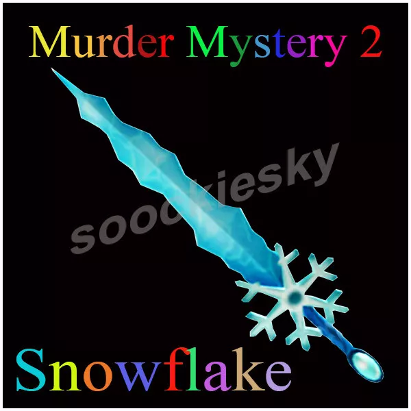 Roblox Murder Mystery 2 Mm2 godlys SNOWFLAKE