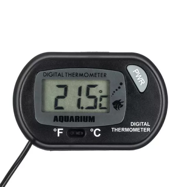 LCD Digital Aquarium Thermometer Fish Tank Water  Terrarium Temperature Gauge