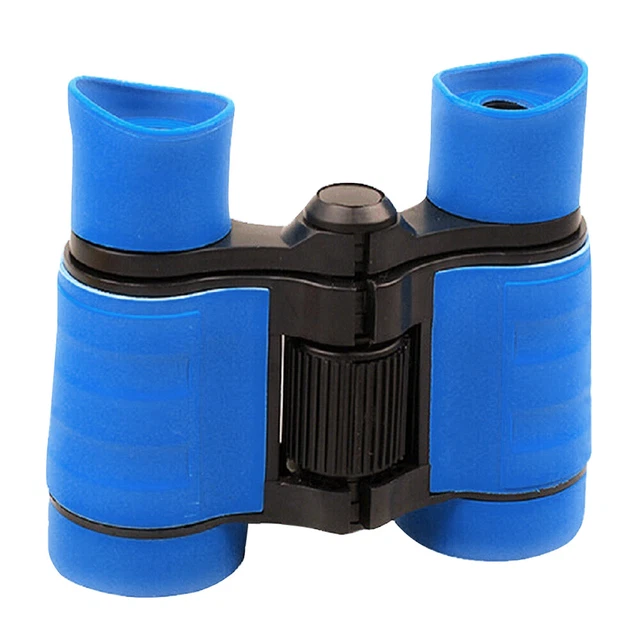 Telescopio óptico de aprendizaje al aire libre 4X30 mm para niños (azul)