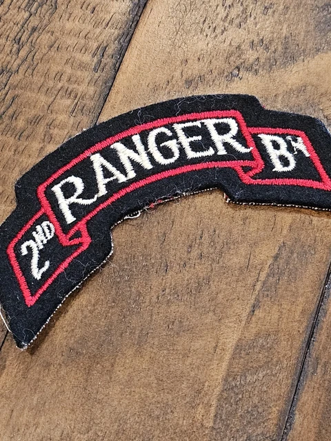 1960S US ARMY Vietnam Era 2nd Airborne Ranger Regiment Scroll Patch L ...