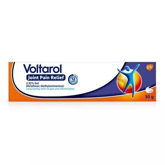 3x Voltarol 2.32% 12H RELIEF Pain Relief Gel ANTI INFLAMMATORY JOINTS 2025- 30g 2