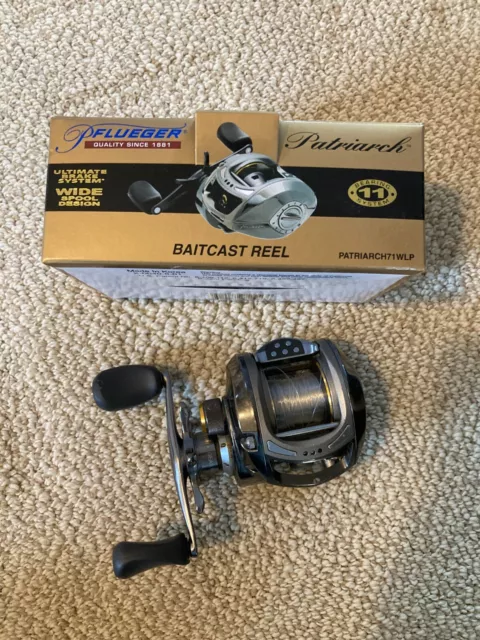 PFLUEGER PATRIARCH SPINNING reel 9535 New in Box Gear ratio 5.2:1 $200.00 -  PicClick