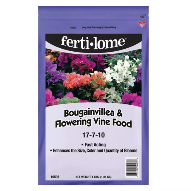 Fertilome (10505) Bougainvillea & Flowering Vine Food 17-7-10 (4 lbs.)