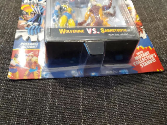 X-MEN Steel Mutants 1994 Wolverine Vs Sabretooth Action Figures Toy Biz 3