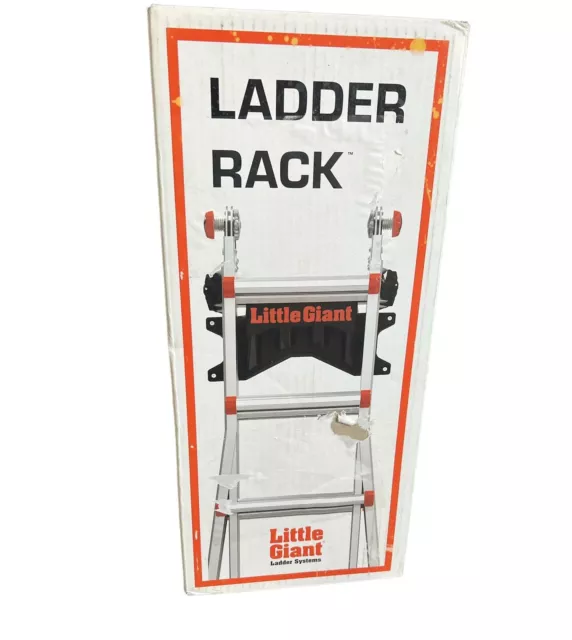 Little Giant Plastic Polymer Black Ladder Wall Rack Systems Garage Organization