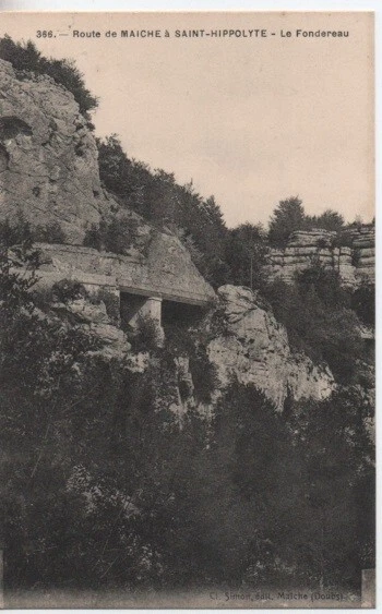 CPA - Route de MAICHE à SAINT-HIPPOLYTE  - le Fondereau