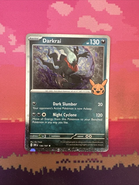 darkrai pokemon card value 136 197 - - 136/197 - Obsidian Flames - Reverse Foil 2023 Pokemon Obf En-Obsidian Flames