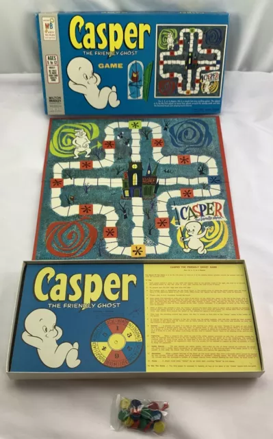 1959 Casper the Friendly Ghost Game Milton Bradley New Old Stock Unpunched