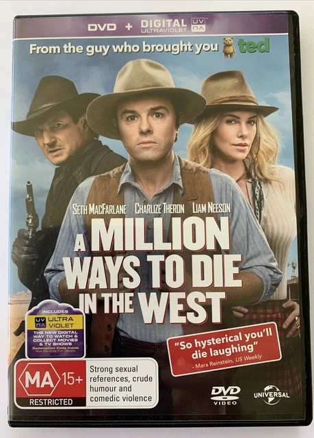 A MILLION WAYS to Die in the West (DVD) Seth MacFarlane Region