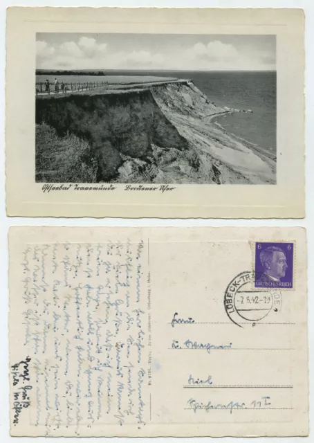 87331 - Travemünde - Brodtener Ufer - Ansichtskarte, gelaufen 7.6.1942